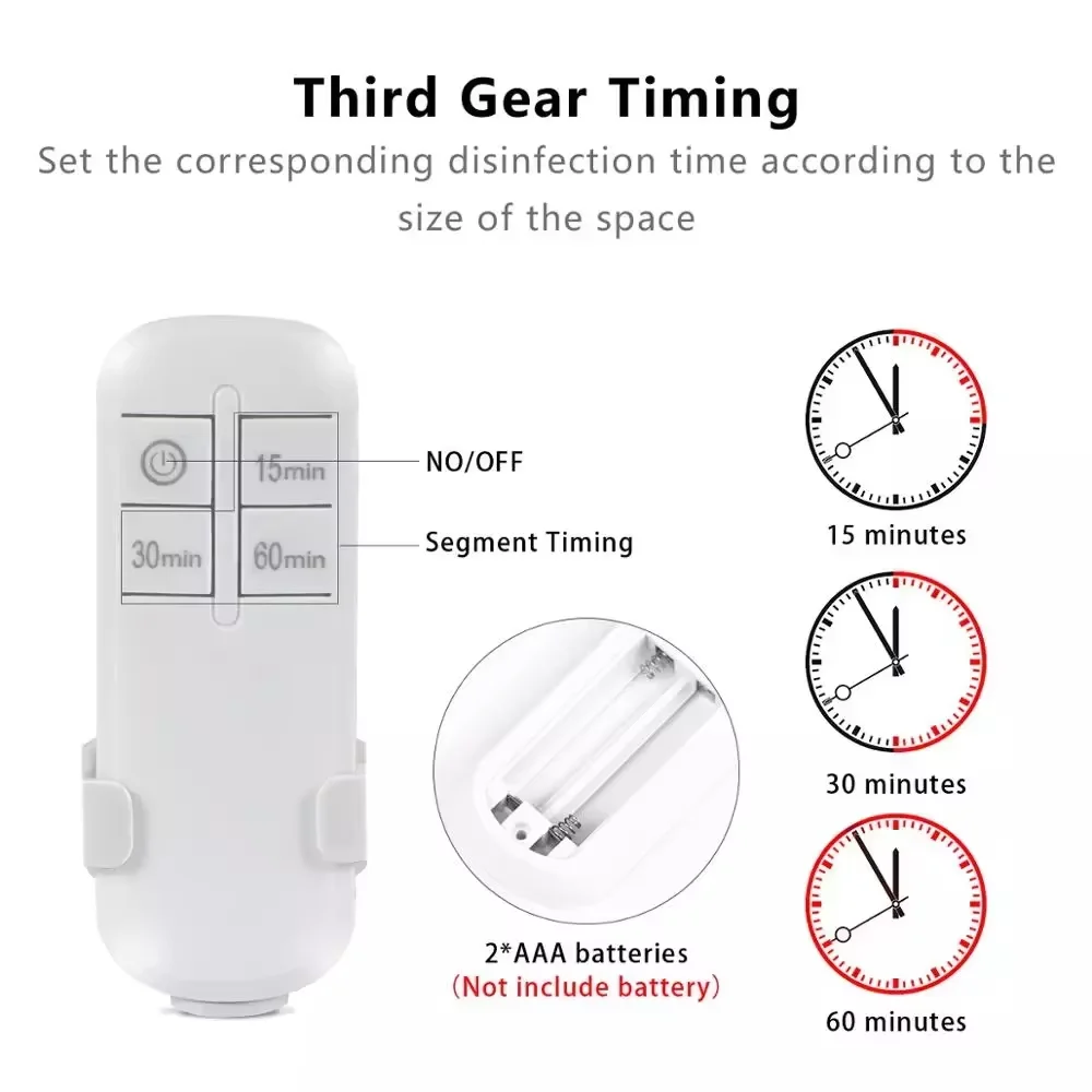 25 Вт 30 УФ-стерилизационная Лампа CFL Озоновая Кварцевая Стеклянная Трубка