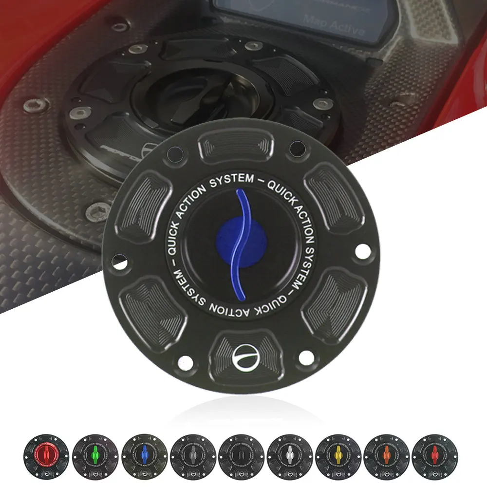 

Motorcycle CNC Accessories Quick Release Key Fuel Tank Gas Oil Cap Cover for MV Agusta STRADALE 800 2015 TURISMO VELOCE 800