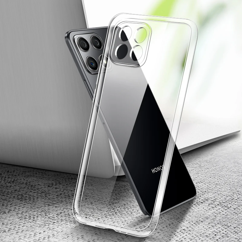 Ультратонкий Мягкий Прозрачный чехол из ТПУ для телефона Huawei Honor X10 X20 SE X30 X30i Max HonorX10 HonorX30 5G, Противоударная задняя крышка корпуса