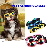 foldable dog yellow sunglasses puppy windproof glasses plastic ultraviolet proof items props pet dog supplies accessories