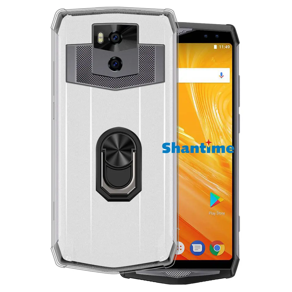 Роскошный ударопрочный кольцевой держатель для Ulefone Power 5 Чехол Мягкий
