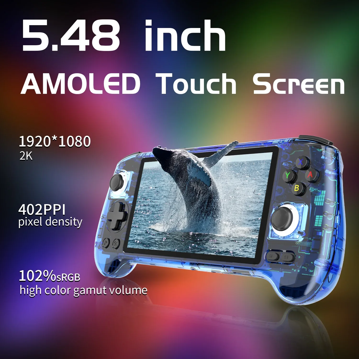 Фото RG556 ручной ретро джойстик с открытым исходным кодом, игровая консоль для PSP Gba Arcade №2