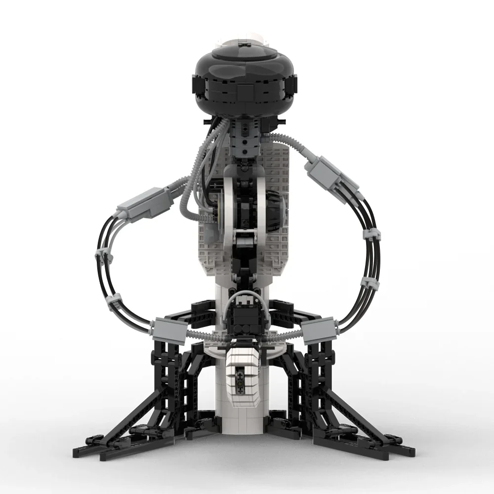 MOC Высокотехнологичные портальные строительные блоки GLaDOS модель portaled Gun
