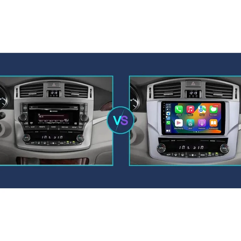 Фото Автомобильный мультимедийный плеер Android 14 2 Din для Toyota Avalon 2010-2015, головное устройство, стерео GPS-навигация BT WIFI №2