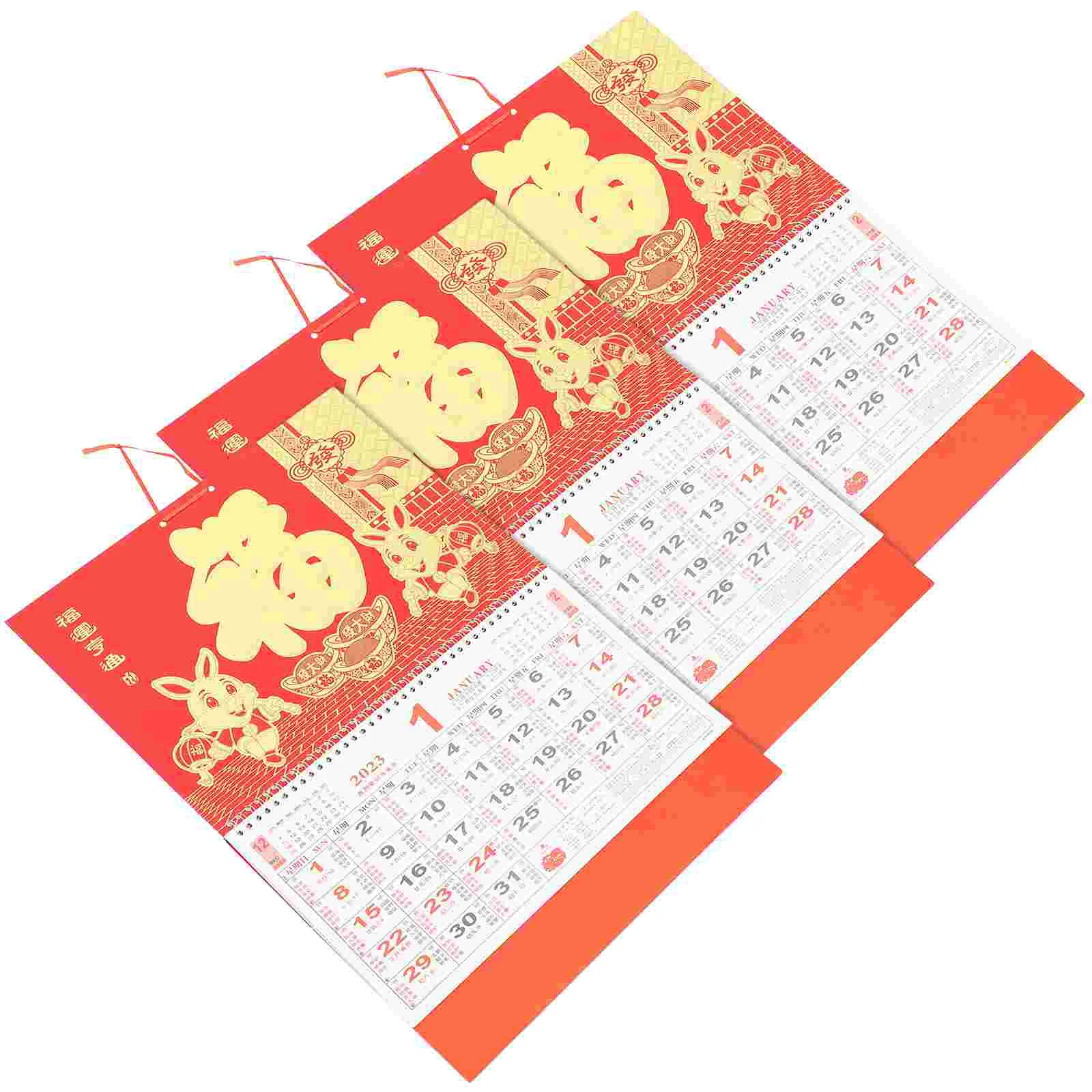 

Calendar Year Chinese Wall Rabbitnew The Hanging Lunar Monthly Plannercalendars Schedule Festival Spring Decor Home Traditional