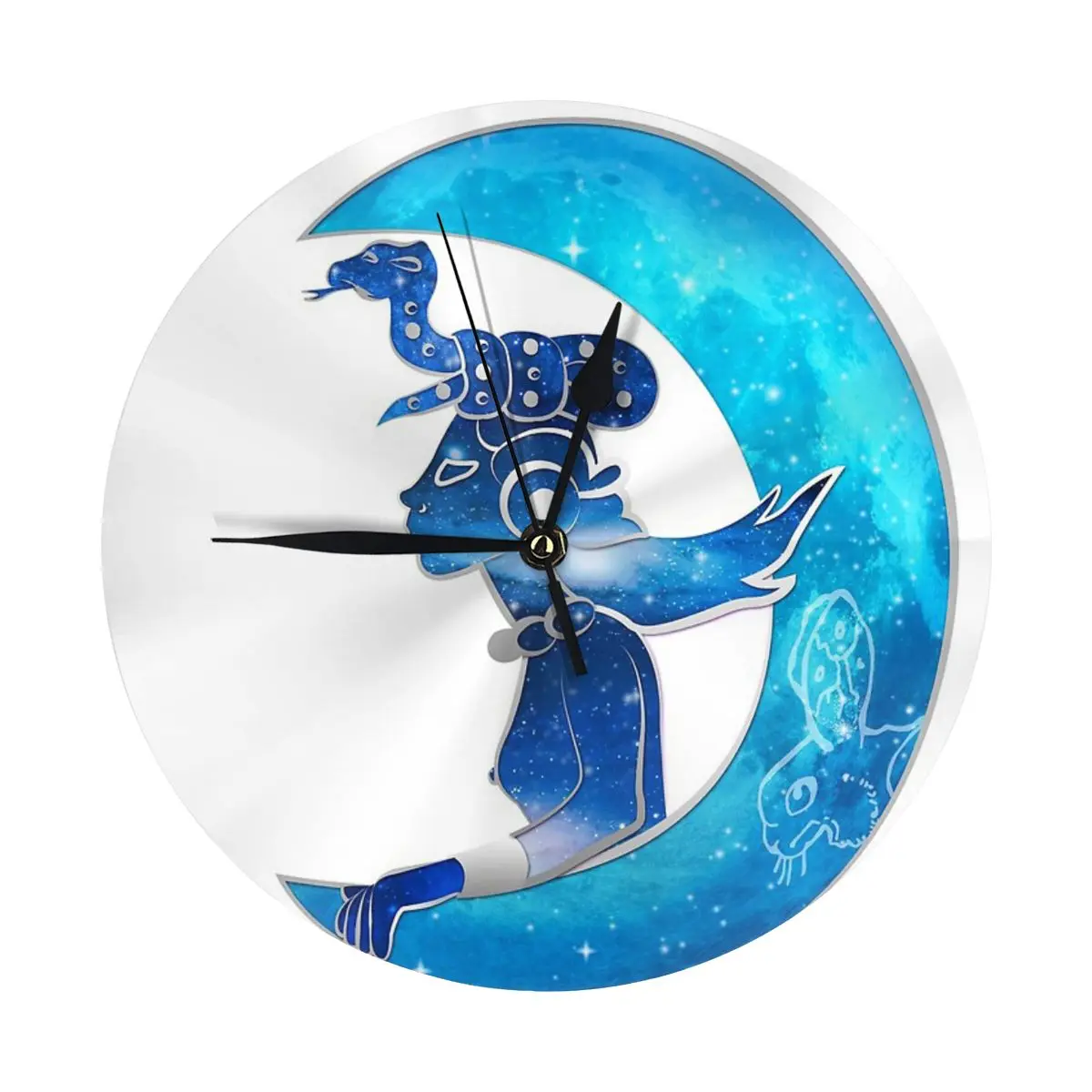 Ixchel-богиня маяня Луны и любви настенные часы украшение для комнаты круглые