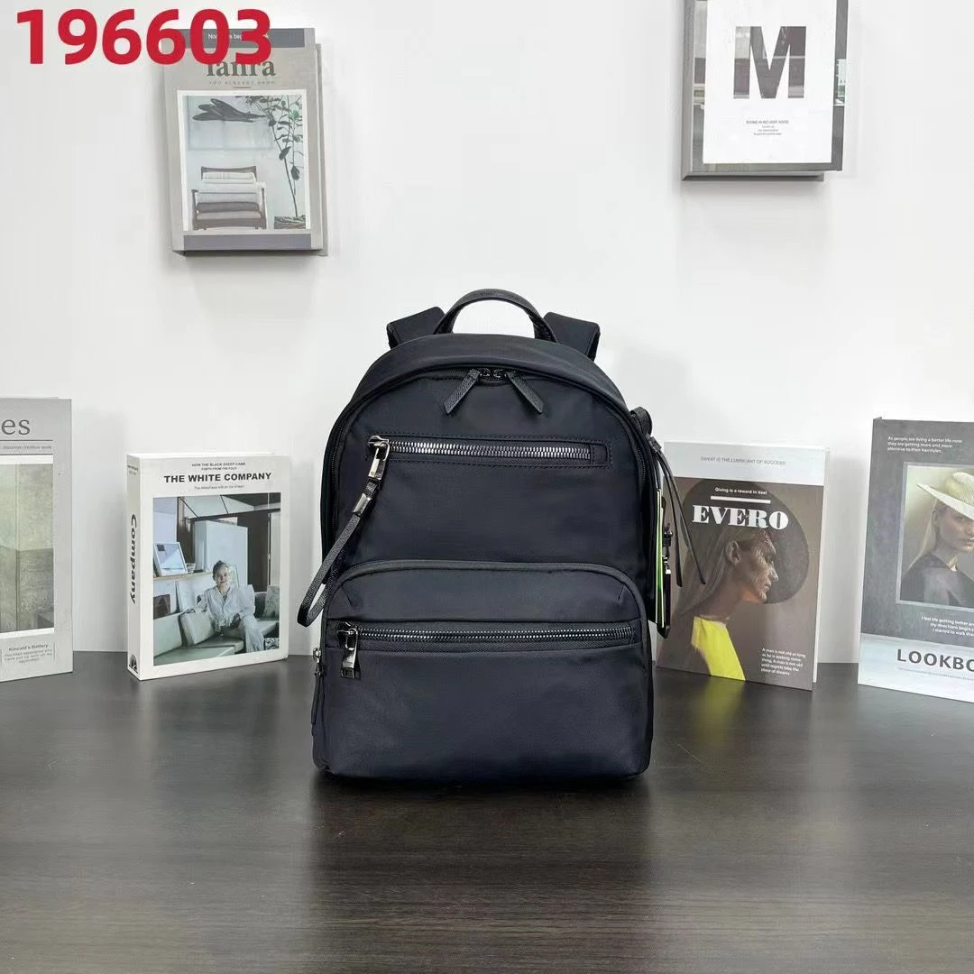 

Новинка весна-лето 2023, Женский дизайнерский роскошный модный Повседневный простой Нейлоновый школьный рюкзак составного кроя большой вместимости 196603