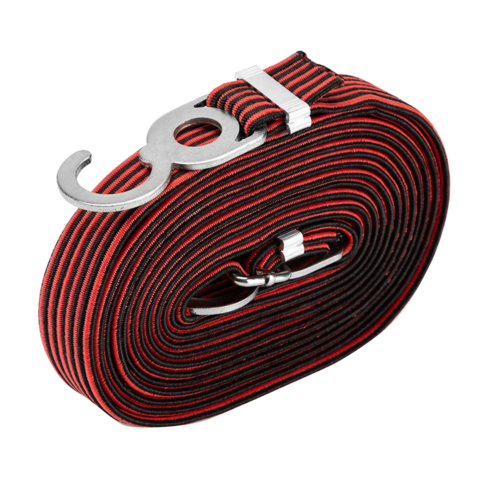 

Camping Cargo Bike With Hooks Motorbike 4m Length Highly Stretchy Bungee Rope Binding Luggage Cord Hand Cart Heavy Duty Elastic