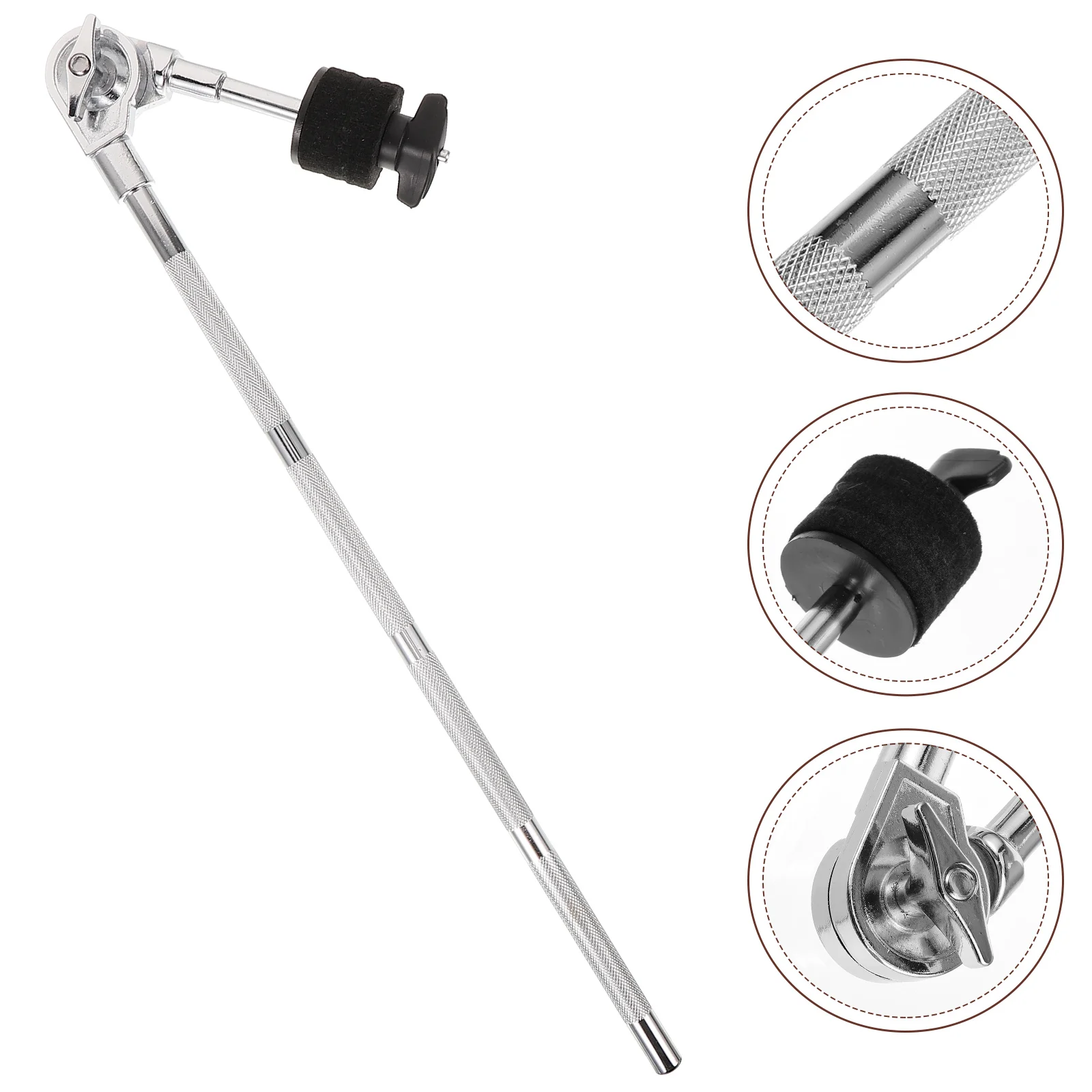 

Clip Cymbal Stand Drum Extension Clamp Kit Jazz Arm Boom Metal Adjustable Accessories