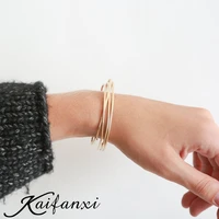 kaifanxi 316l stainless steel bracelet for women fashion accessories designer jewelry