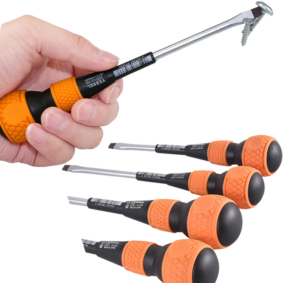 Отвертка с шариковым захватом 220 высокоточным черным наконечником