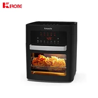 ready to ship 15l electrical 220v black digital air fryer oven oil free with eu plug