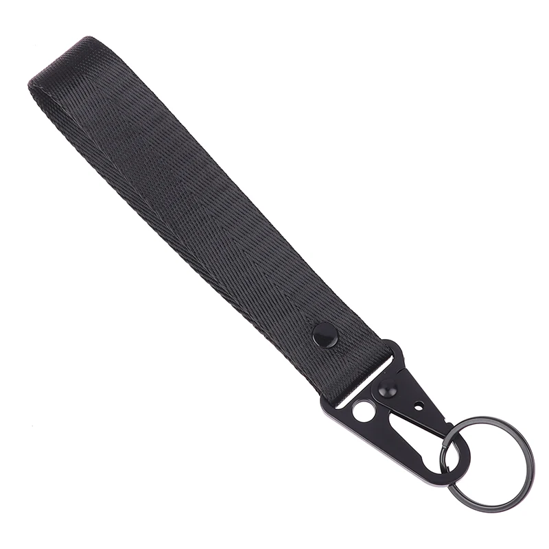 

Модный однотонный брелок для ключей в деловом стиле с ремешком для автомобиля JDM, мотоцикла, брелок для ключей
