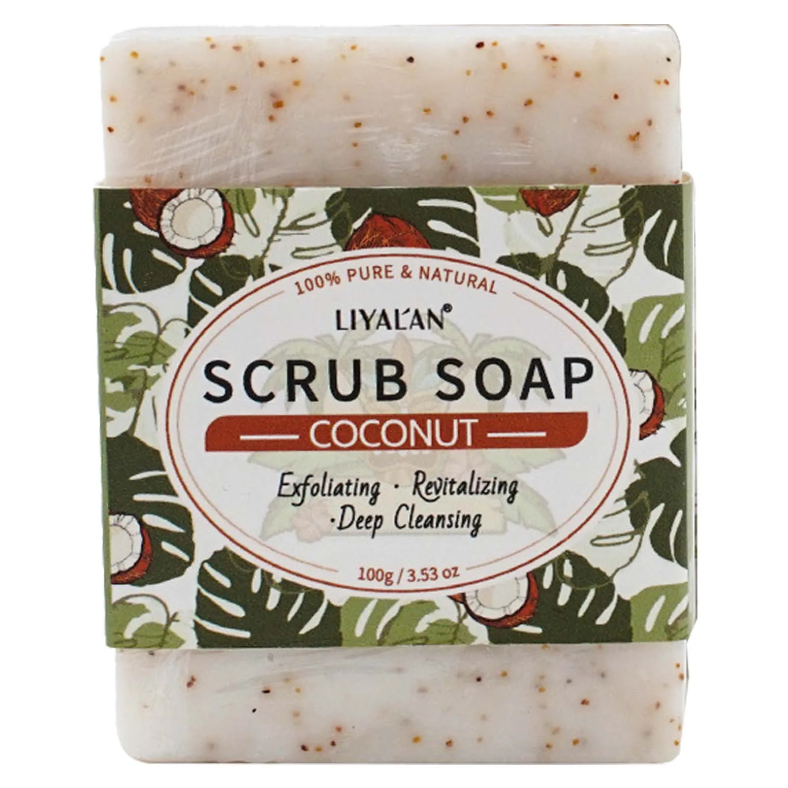 

Scrub Soap Bar Facial Beauty Soap Comprehensive Skin Conditioning Remove Scar Blackheads Improve Skin Quality Cleaning Bar Soap