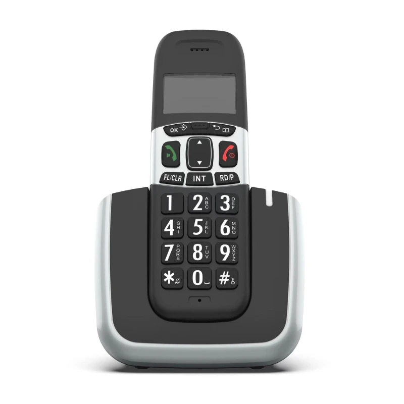 Cordless Phone with Low Radiation, CallerID/Call Waiting Number Storage Multiple Languages for Large Homes and Offices