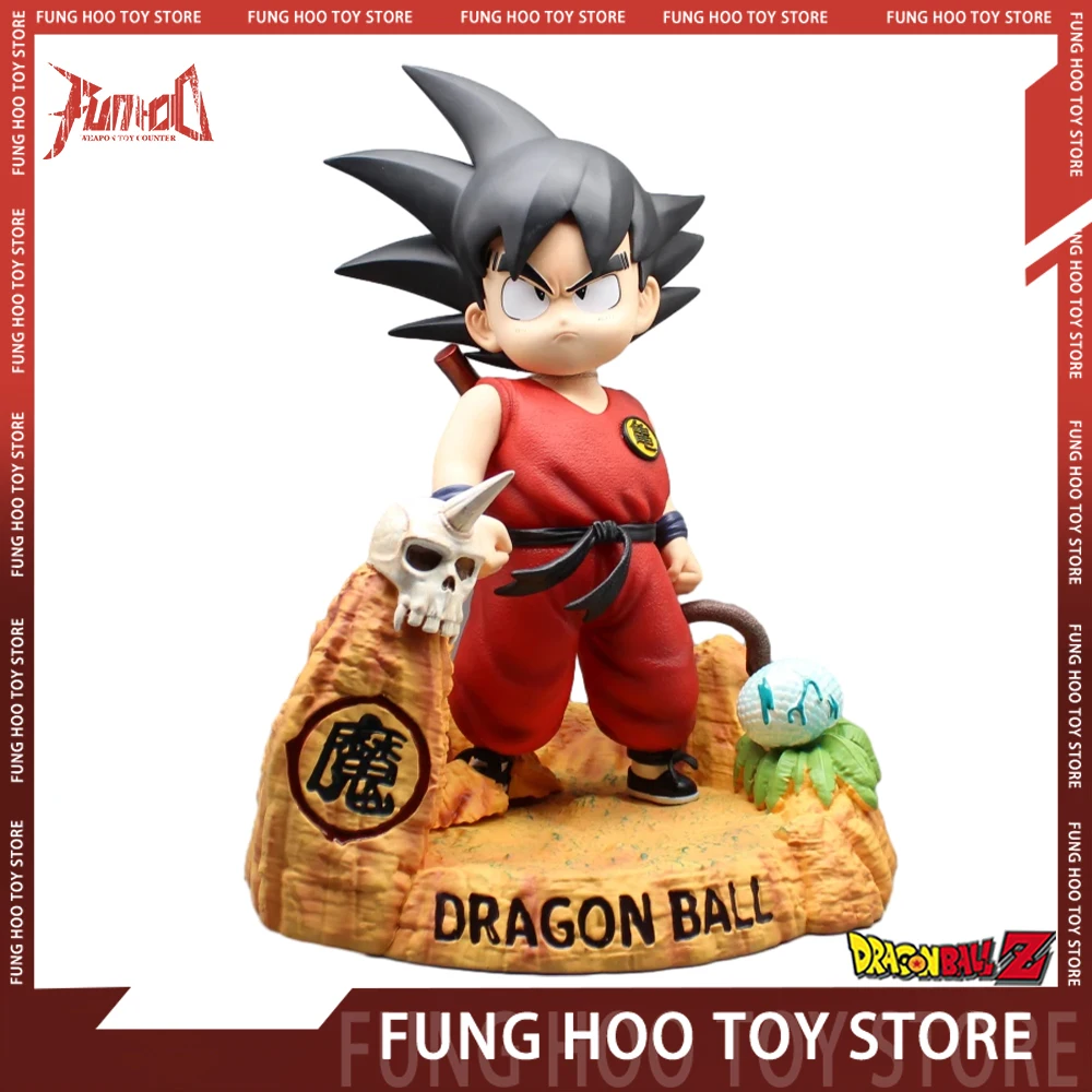 

43 см фигурка Dragon Ball Z, фигурка Сон Гоку, аниме фигурки Gk Battle детства, статуэтка Гоку Супер Саян, ПВХ Модель, рождественские игрушки, подарки