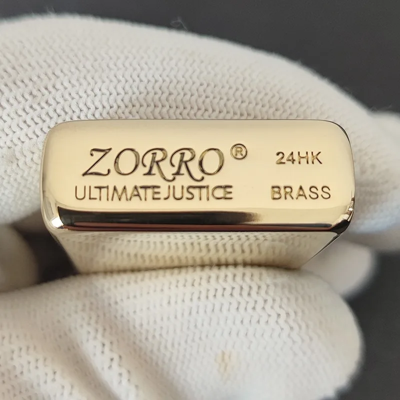Фото ZORRO Z909 прецизионная резная метеоритная кратерная керосиновая зажигалка, узкая машина, тонкая машина, латунный инструмент для прикуривателя №4