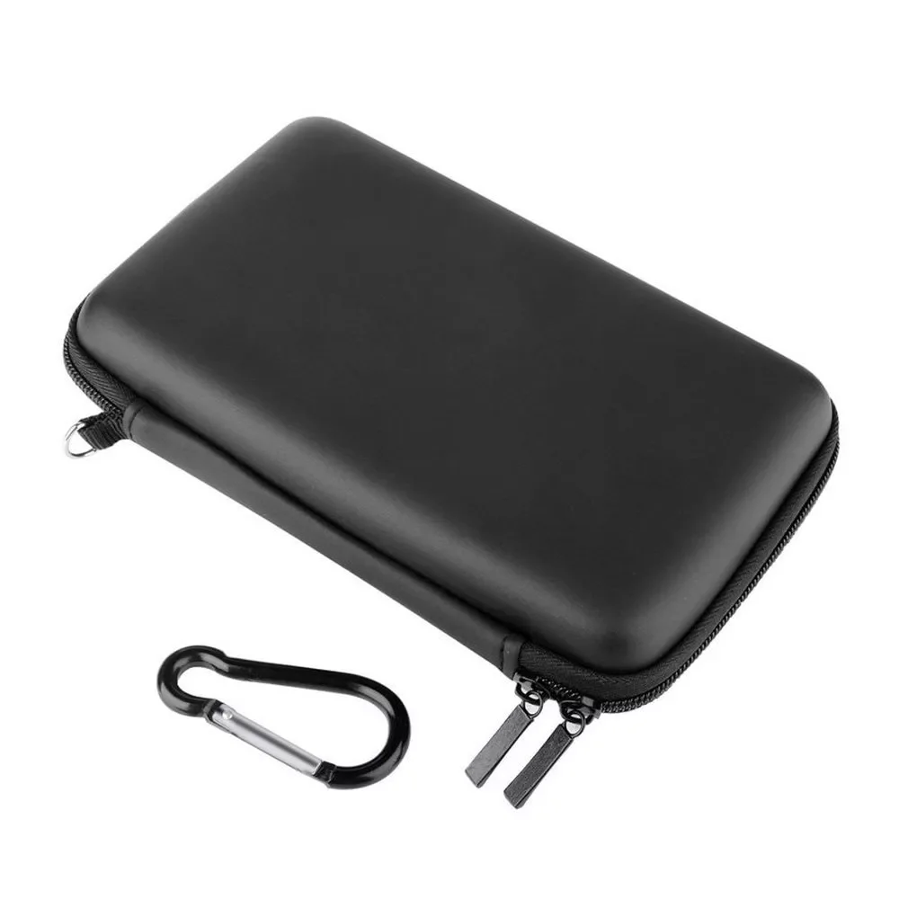 

Cool Black EVA Skin Carry Hard Case Bag Pouch 18.5 X 11 X 4.5 Cm for Nintend 3DS LL with Strap Gaming Accessaries Nintendo