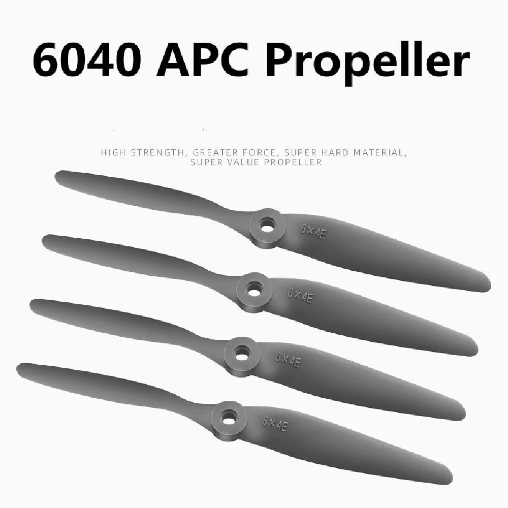 

50PCS/Lot Copy APC 6X4 6040 6inch High Efficiency Propeller For RC Fixed Wing Model Su27 Airplane work with 2450KV motor