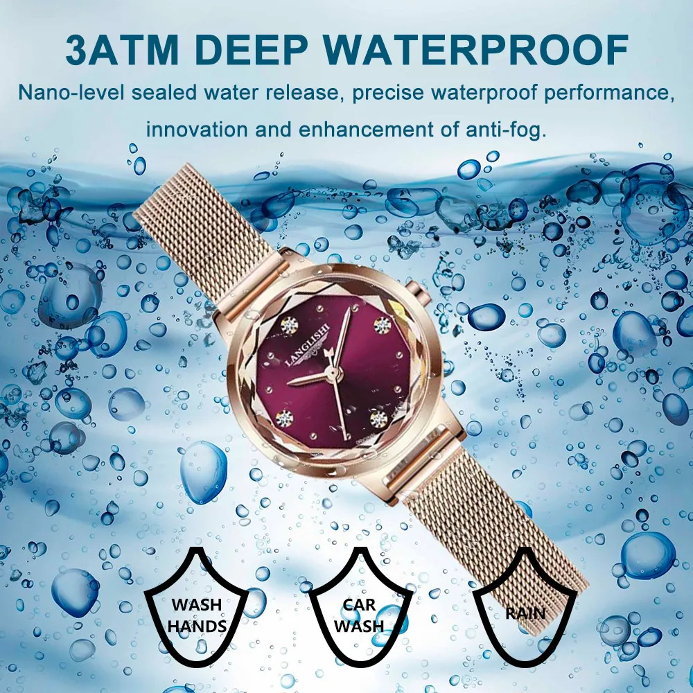 2022 Luxury Ladies Watch Top Brand Casual Thin Mesh Stainless Steel Waterproof Women Bracelet Quartz Watch Dress feminino reloj enlarge