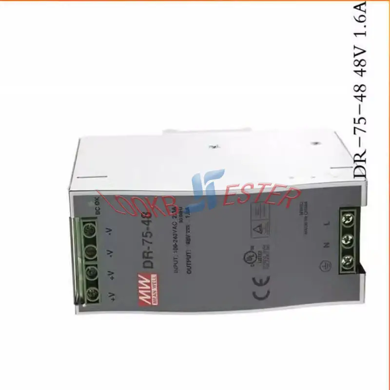 1 шт. Новый импульсный источник питания Meanwell DR-75-48 75 Вт (48V1.6A)