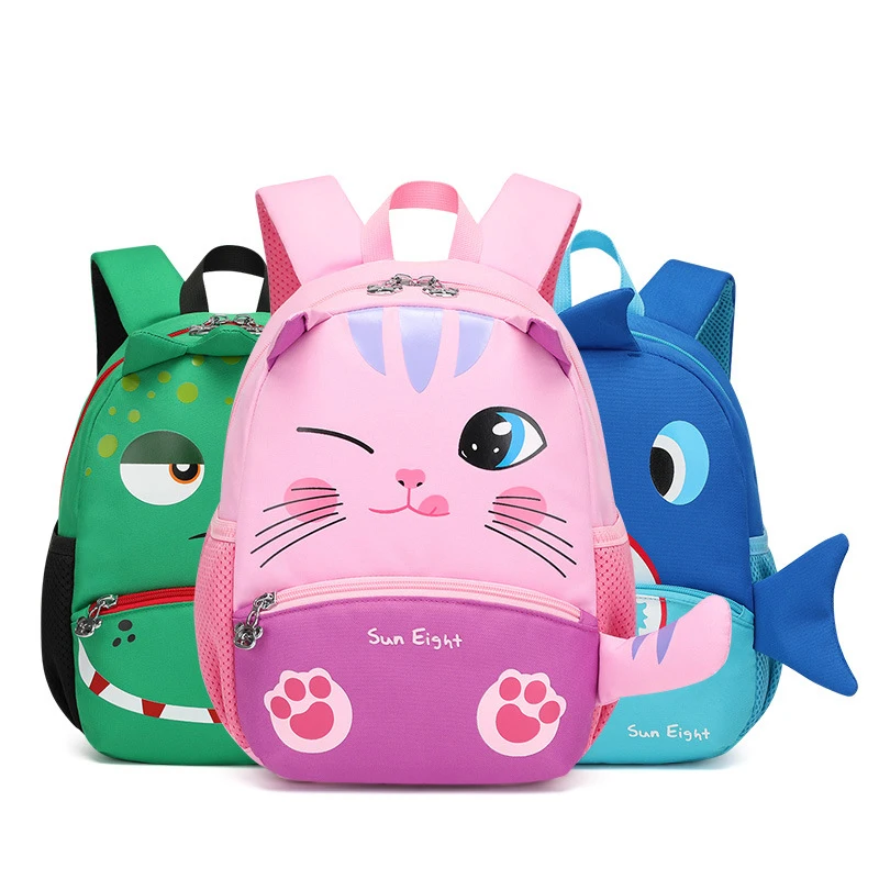 

School Bags Girls Boys Backpacks Cartoon Animal Baby 2 Shoulders Bag Kindergarten Schoolbag Kids Knapsack Mochilas Escolares