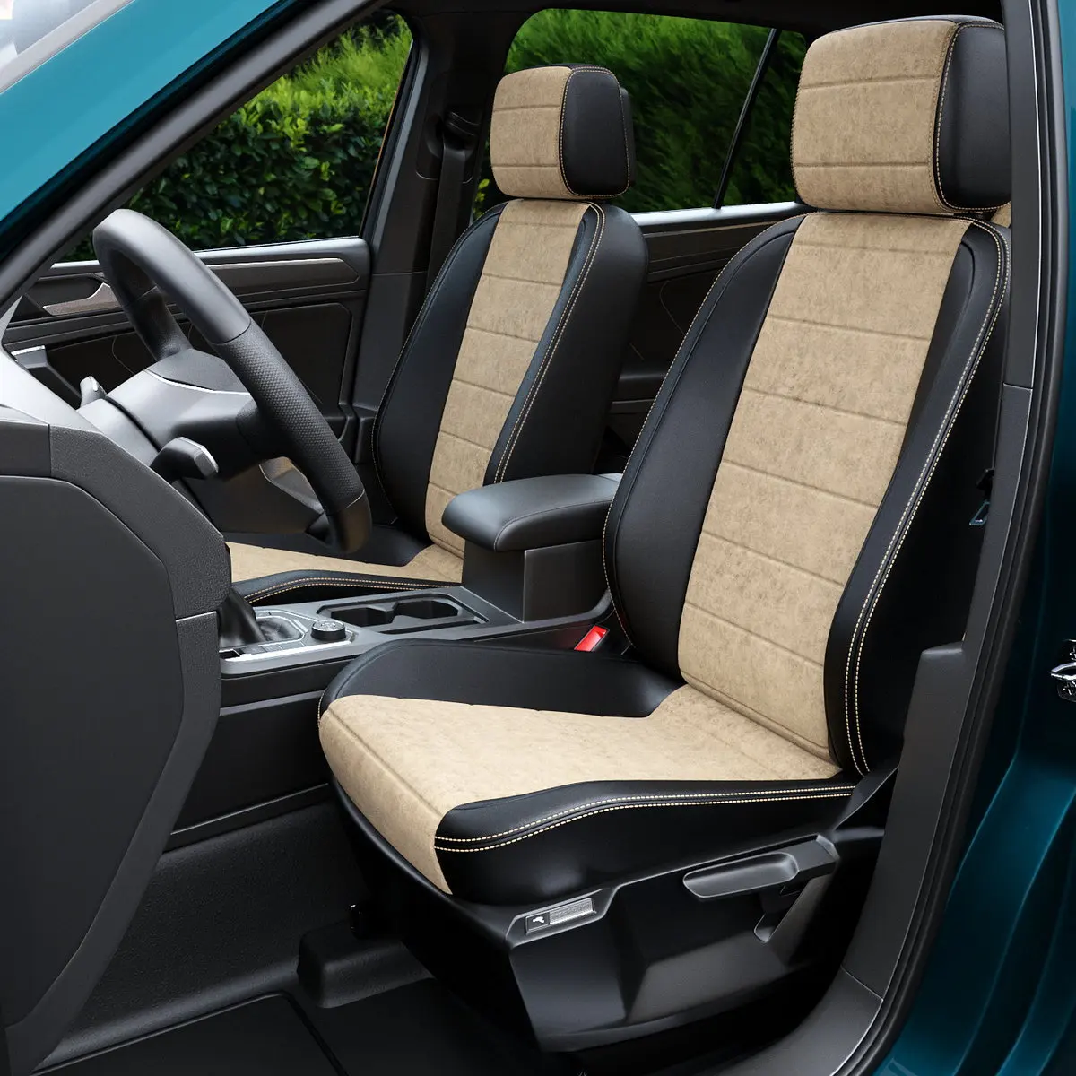 Чехлы на СангЙонг Актион Спорт 2006-2012 Алькантара