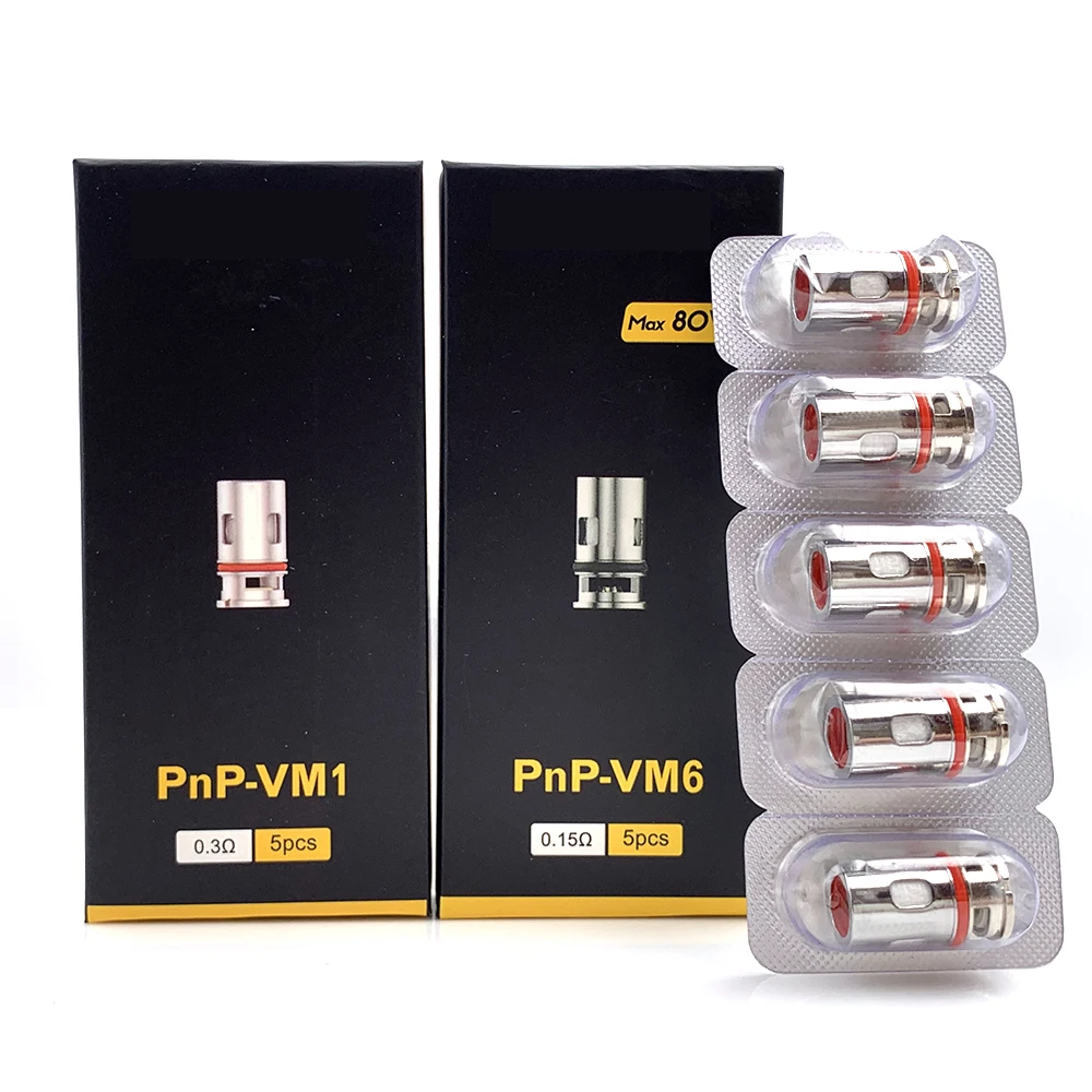 Фото PNP катушка VM1 TM2 M2 VM3 VM4 VM5 VM6 0.3ohm 0.6ohm сетчатые катушки для VINCI X R Argus Vsuit DRAG Baby №2