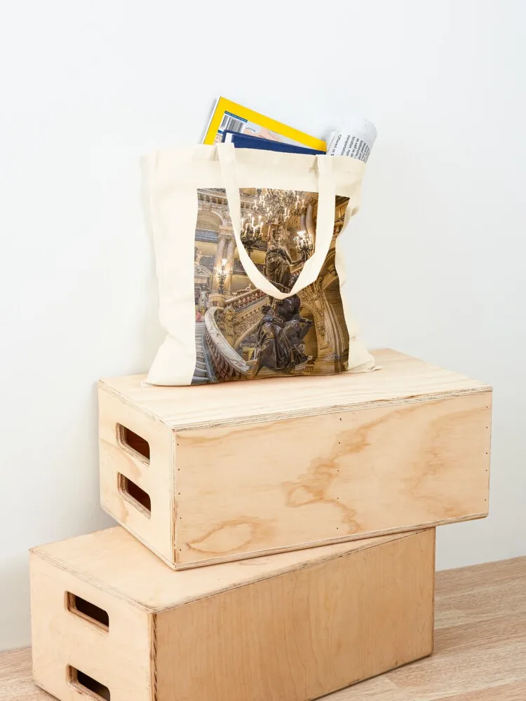 Франция. Париж. Оперный Гарниус. Люстра. Большая сумка на заказ холщовая женские