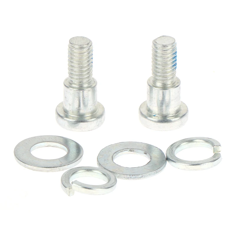 

Комплект винтов из нержавеющей стали для скутеров, комплект из 2 болтов для фиксации задних колес, серебристые аксессуары для электроскутер...