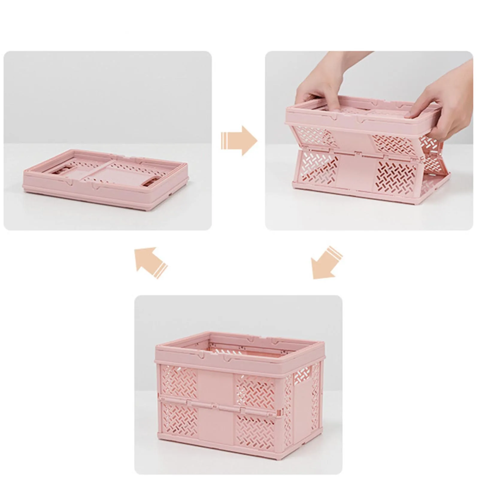 

Складная Женская корзина для покупок для супермаркета, Весенняя корзина для овощей, портативные контейнеры для муки и сахара, герметичные