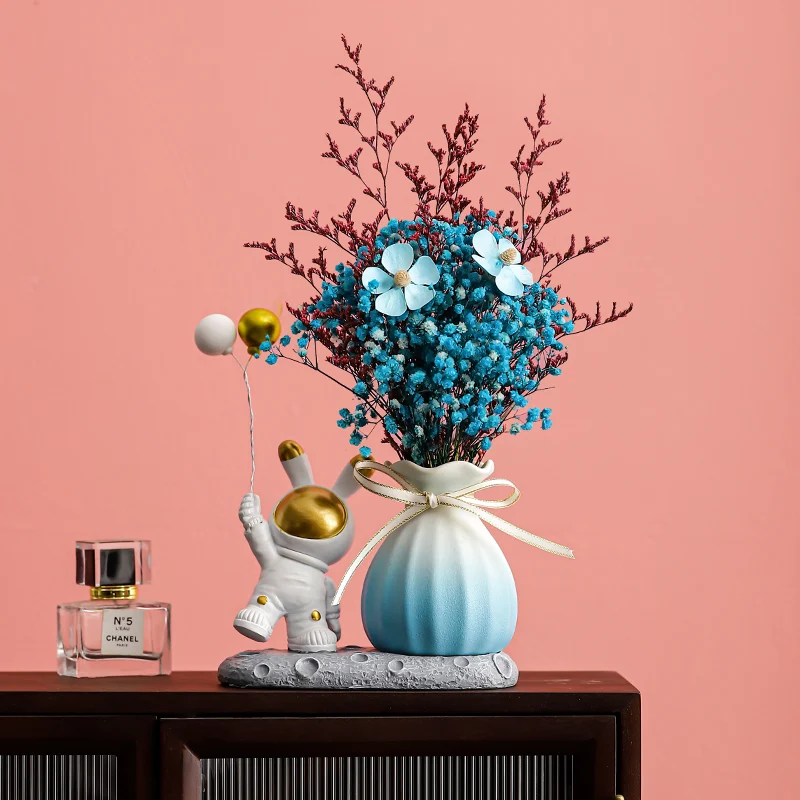 

Creative Bunny Ceramic Vase for Flowers, Living Room Decoration, Home Supplies, Flowerpot