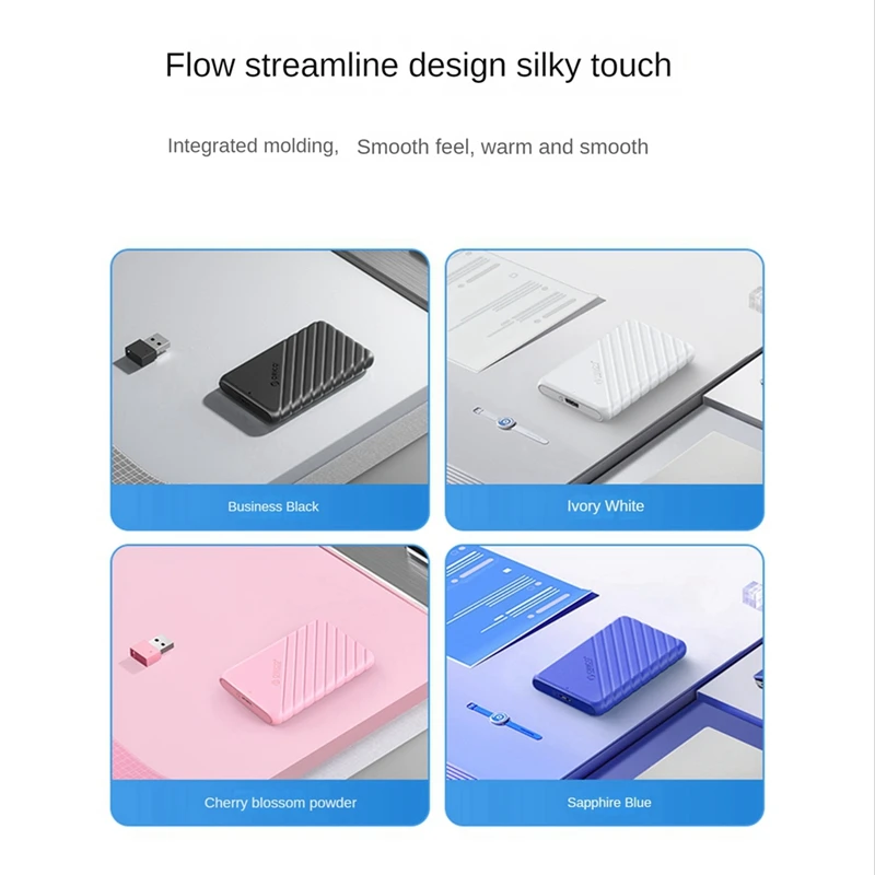 Внешний накопитель ORICO Microb USB 3,0, внешний накопитель HDD, HDD SATA 5 Гбит/с, корпус жесткого диска SSD с поддержкой UASP ABS для ПК, ноутбука, синий