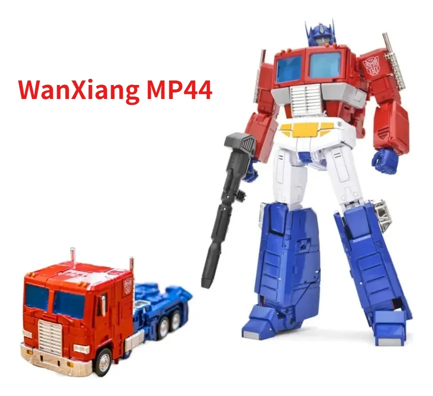 Фото Фигурка-трансформер WanXiang MP44 Оптимус Прайм KO Version G1 Masterpiece 3.0, улучшенная версия, красный корпус, белые ноги №1