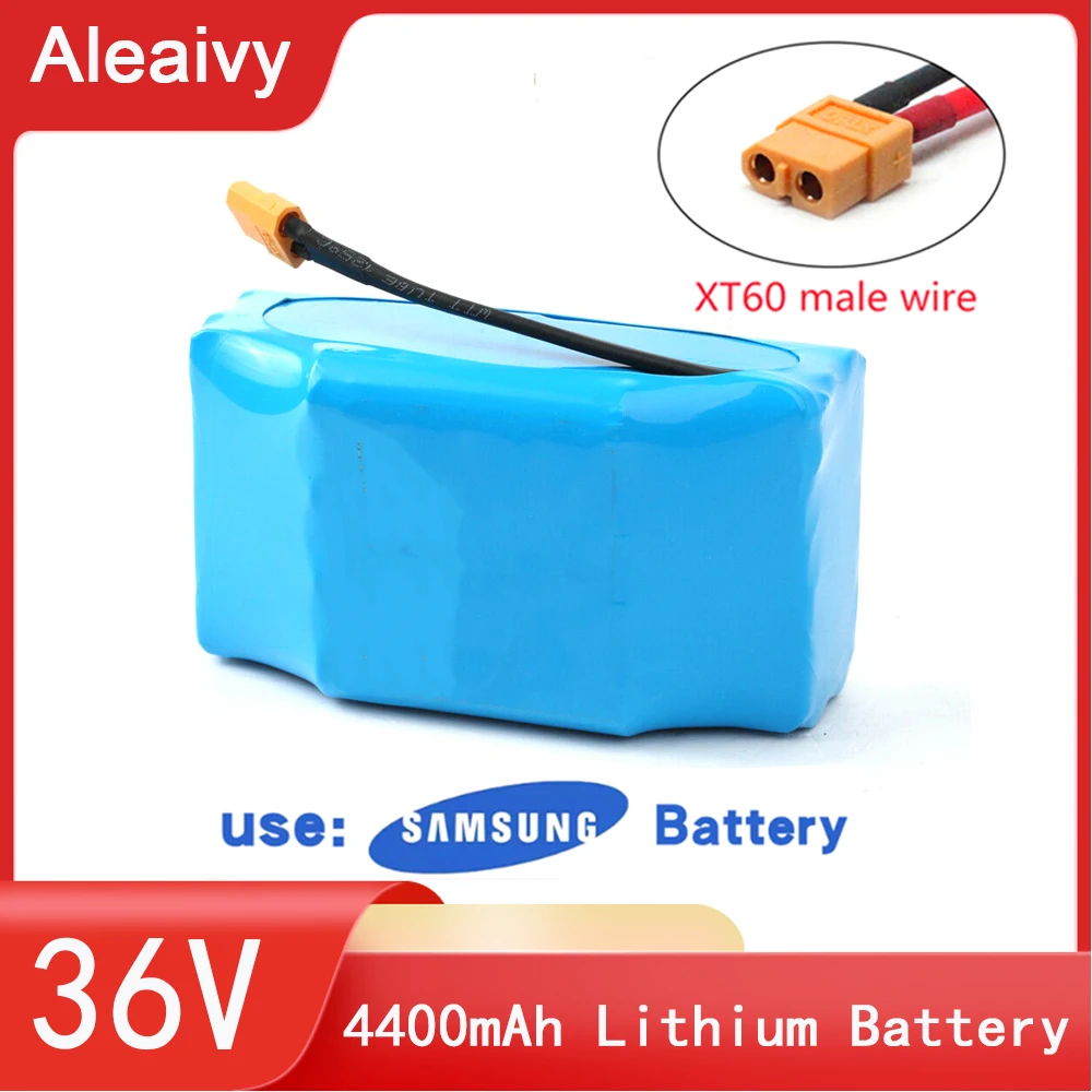 

Оригинальный аккумулятор 36 В, 4400 мАч, Ач, перезаряжаемая литий-ионная батарея для электрического самобалансирующегося скутера, гироскутера, одноколесного велосипеда