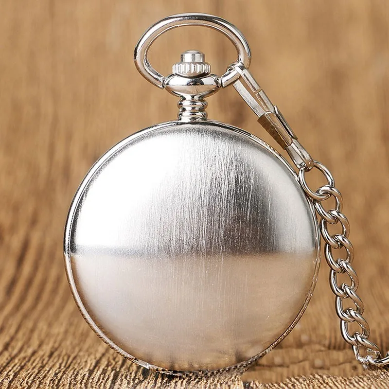 Retro Trendy Frosted Flip Pointer Men's And Women's Pocket Watches Are Suitable For Collection And Gift Giving