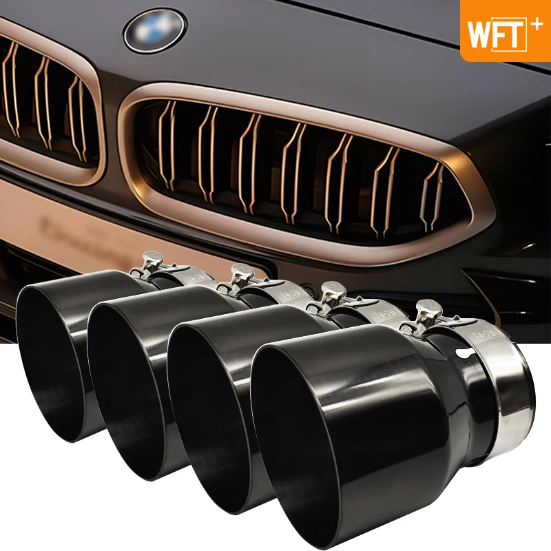 Черные наконечники для выхлопных газов из нержавеющей стали 1 шт. BMW F87 M2 F80 M3 F82 F83 M4