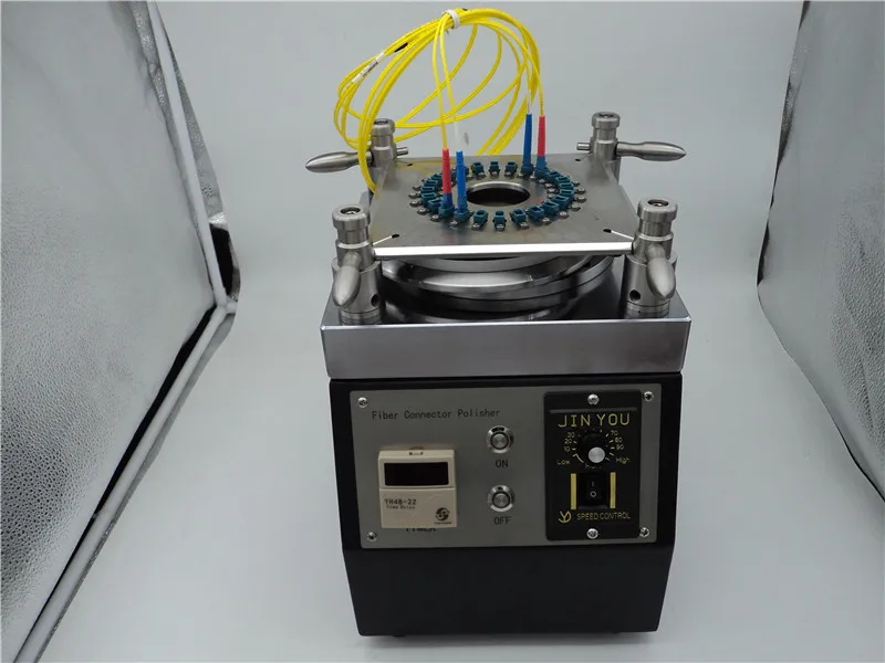 DHL Free Shipping Fiber Connector Polisher 2.5mm/1.25mm SC/FC/ST PC UPC Fiber Jumper Grinding Machine Polishing Machine 110V