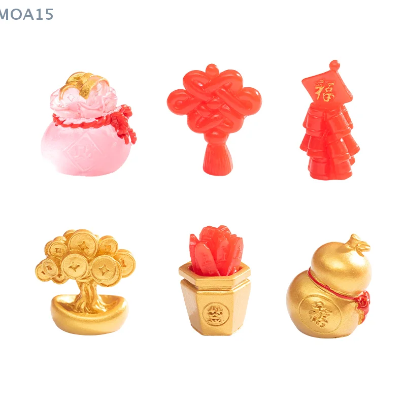 Китайский цитрин деньги дерево Бог фэн-шуй Фа-Цай удача миниатюрный Новогодний