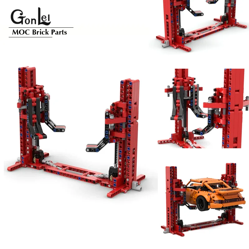 307 шт. строительные блоки MOC технический подъемник автомобиля совместимые с 1:12