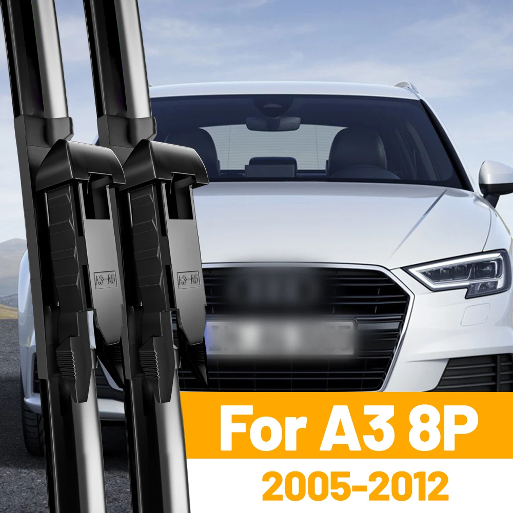 

Передние щетки стеклоочистителя для Audi A3 8P 2005-2012 лобовое стекло лобовое стекло щетки от дождя 24 "+ 19" аксессуары