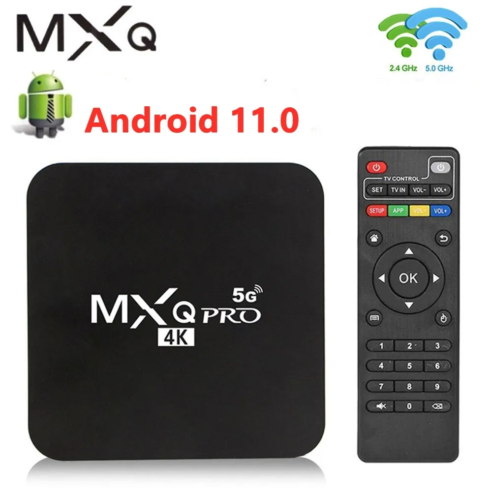 ТВ-приставка Mxq Pro 4K Android 2022 S905L 11 0 ГГц Wi-Fi |