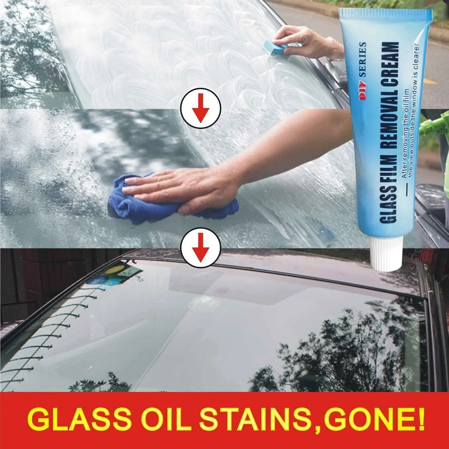 

Обезжириватель для полировки автомобильных стекол, средство для очистки, масляная пленка, наклейка для ванной, стекла, ветрового стекла