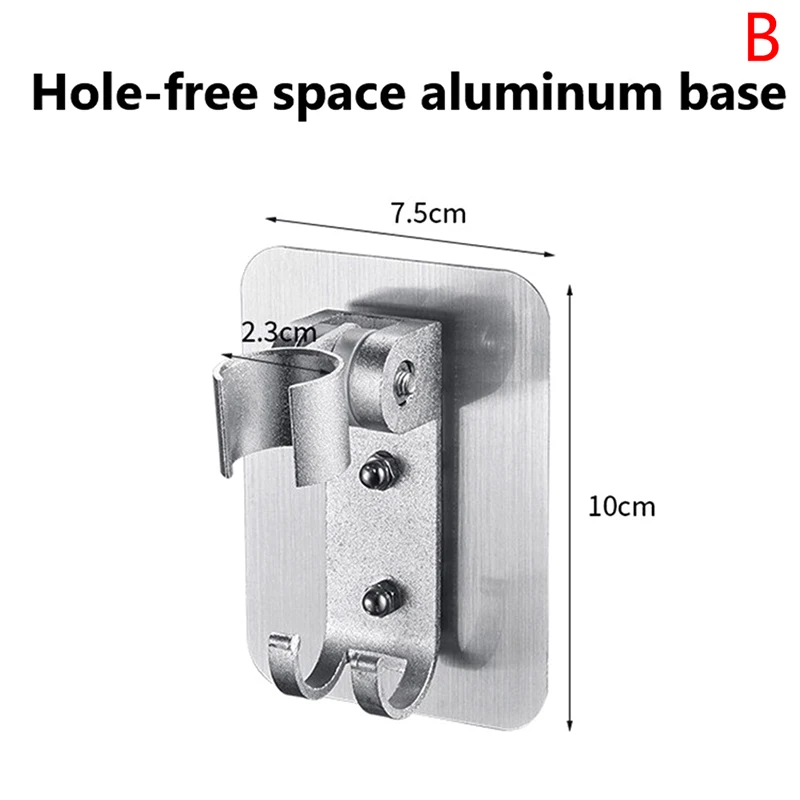

Self-adhesive Shower Head Holder Adjustable Punch Free Bathroom Bidet Shower Head Stand Bracket Wall Mounted Kitchen Accessories