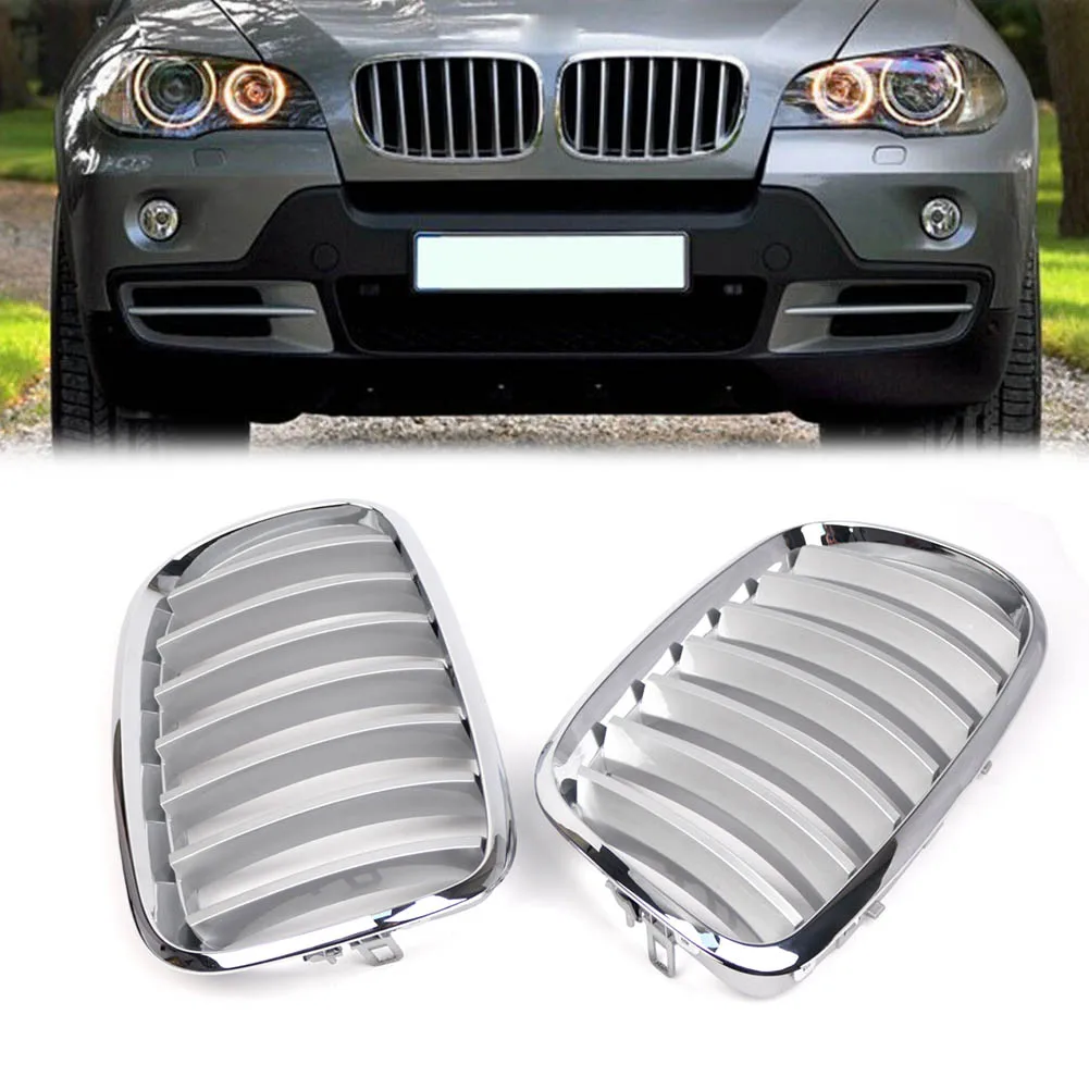 

Передняя решетка радиатора для BMW E70 E71 X5 X6 2008 2009 2010 2012 2013, 2 шт.
