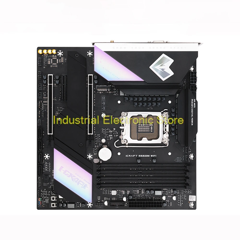 LGA1700 DDR4 двухканальный новый оригинальный для материнской платы MAXSUN MS-iCraft B660M WIFI