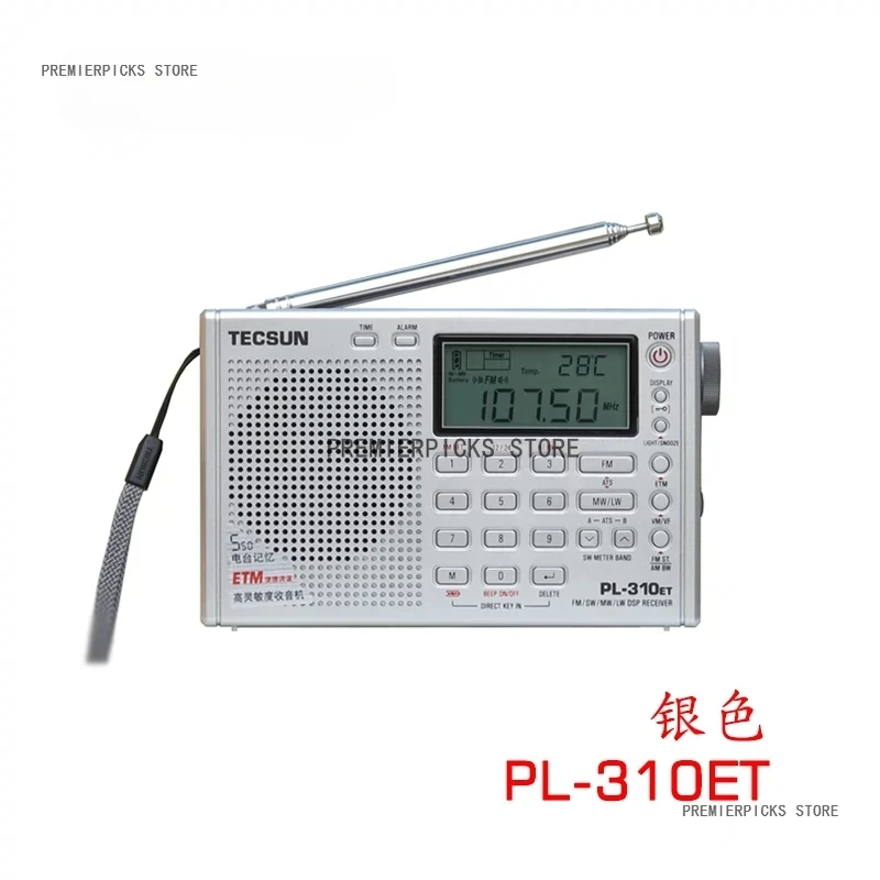 Фото Tecsun PL-310ET полнорадио цифровой демодулятор FM/AM/SW/LW стерео радио портативное радио для пользователя на английском и русском языке №2