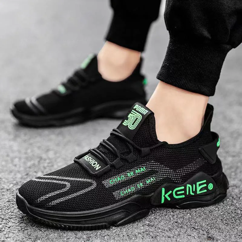 

Men Sneakers Mesh Casual Shoes Lac-up Mens Shoes Lightweight Vulcanize Shoes Walking Sneakers Zapatillas Hombre Tenis Masculino