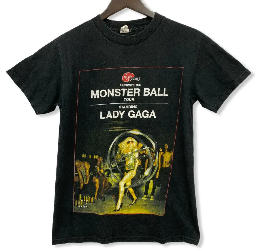 Мужская двухсторонняя футболка Lady Gaga 2010 The Monster Ball World Tour |