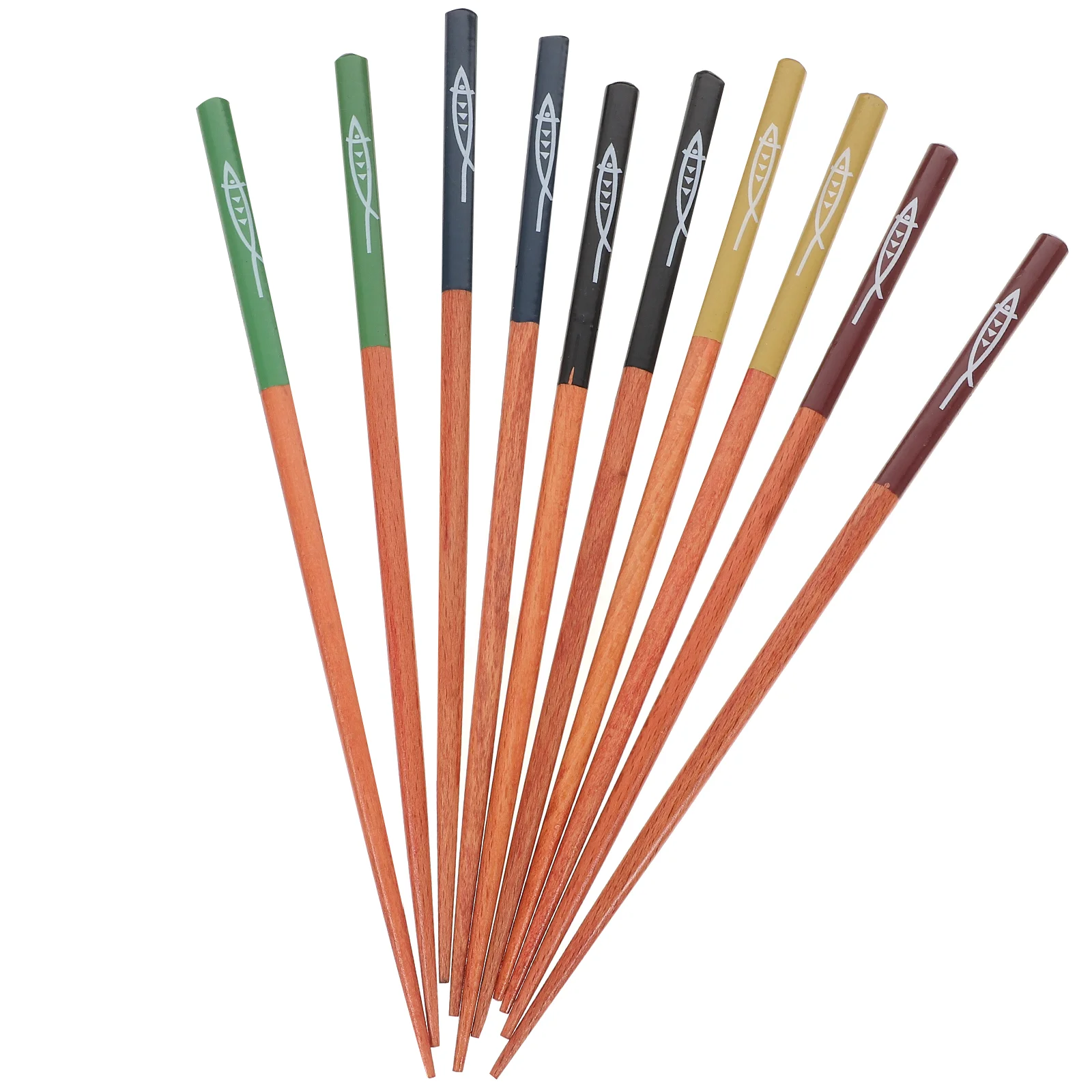 

5 Pairs Cooking Chopsticks Japanese Wood Chopsticks Korean Chopsticks Japanese Chopsticks Gift Reusable Classic Chopsticks